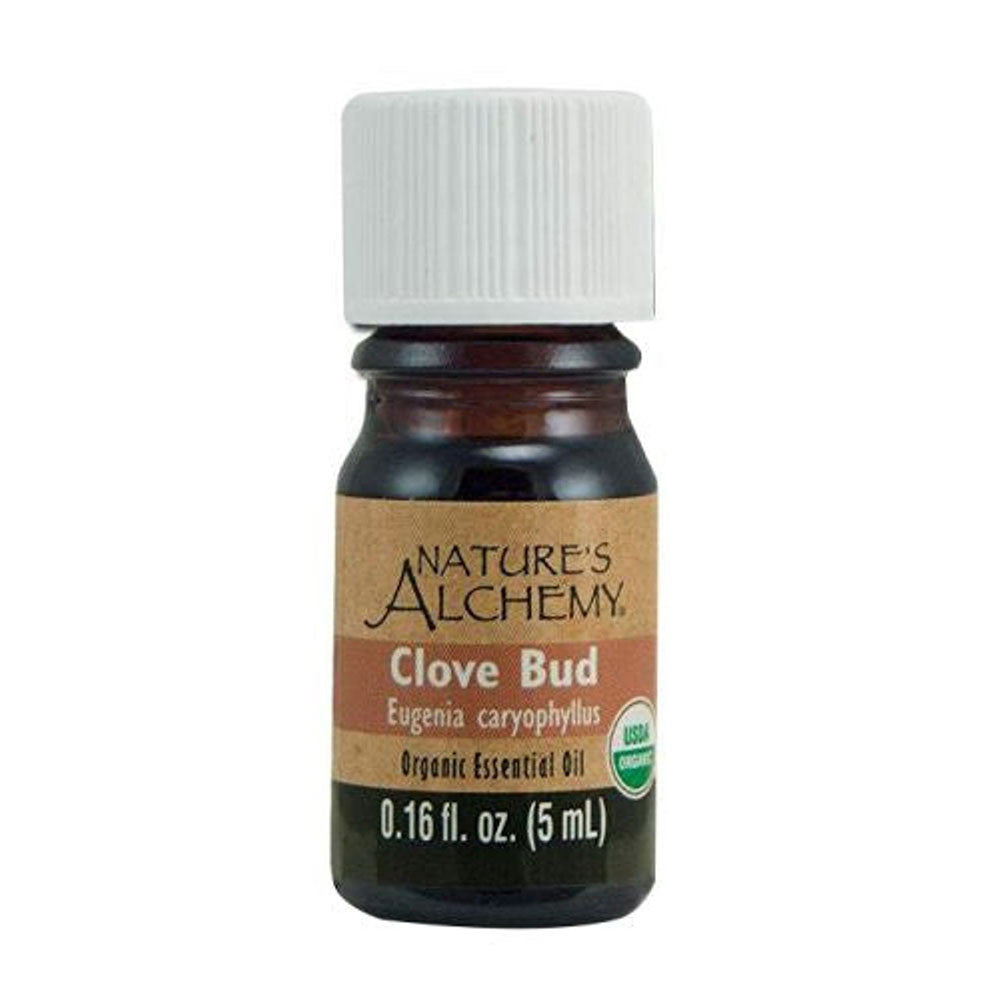 Natures Alchemy Clove Bud Organic Essential Oil, 0.16